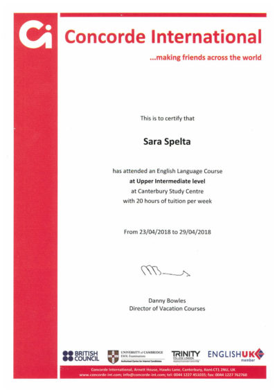 Spelta Concorde International School B2